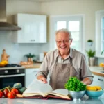 Enjoying cooking