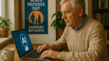 Celebrating World Refugee Day with AI success. Turning Hope Into Income