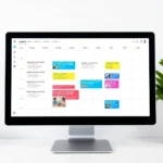 Buffer social media calendar with scheduled posts for beginners.