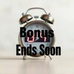 21509 Countdown timer representing urgency for time-limited affiliate bonuses
