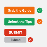 Examples of high-converting CTA buttons with benefit-based copy


