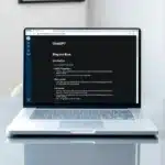 AI tool generating a first draft blog outline for a beginner.