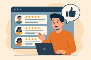 20510 Beginner online creators collaborating to share testimonials and experiences.
