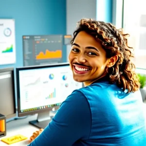 Happy marketer achieving Internet Profit Success using free internet marketing resources
