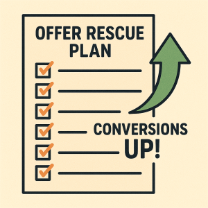 10021225 Checklist of fixes for why your offer isn’t converting