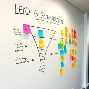 1031225 isual diagram of lead generation strategies and funnel mapping