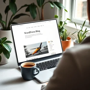 1241125 WordPress blog setup for faceless online business idea in blogging