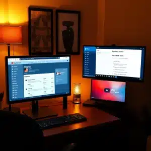 1301125 YouTube affiliate channel setup with keyword research and analytics tools.