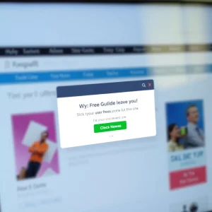 2071125 Exit intent popup example offering value before the visitor exits