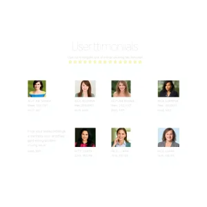 3071125 Example of social proof with user testimonials for trust-building in funnels