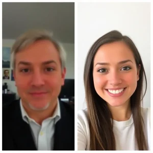 Example of good and bad Quora profile photo for affiliate marketing success