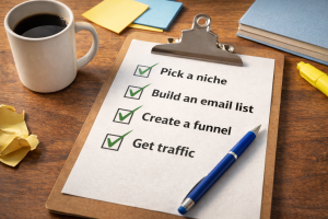 Step-by-step Michael Cheney marketing tips for beginners checklist for online success
