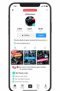 TikTok business account with bio link setup for affiliate beginners
