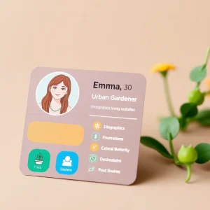 Example buyer persona created during ChatGPT niche research