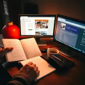 Writing blog content using SEO checklist for beginners guide