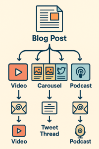 Smart content repurposing to grow your email list organically