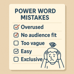 4161225 Common power word mistakes when trying to improve conversions