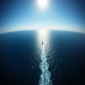 Peaceful ocean representing Blue Ocean Strategy for Internet Marketing