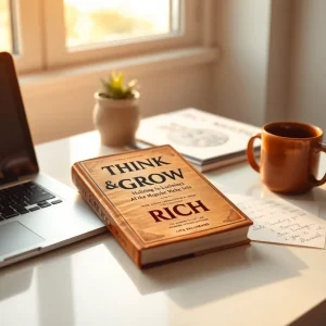 Think & Grow Rich marketing principles used in modern online marketing workspace