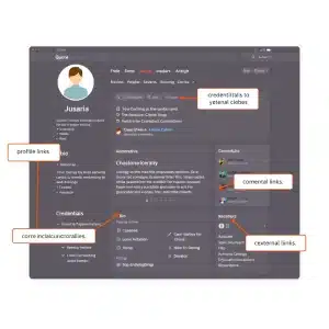 Quora profile optimization for affiliate marketing overview layout with highlighted tips
