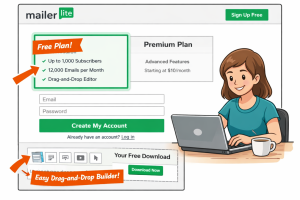 Beginner email platform setup for how to build an email list
