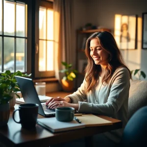 cozy creative scene used in VEO3 AI video creation prompt
