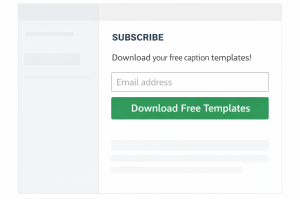 Simple email sign-up form example for beginner email list building
