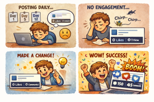 Using stories to write social media posts that get clicks
