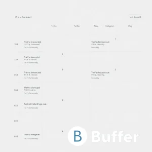 Using Buffer to stay consistent with content as one of the best free marketing tools for new online marketers
