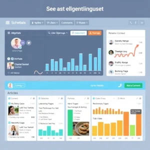 5140126 Types of content that boost engagement shown through analytics dashboard