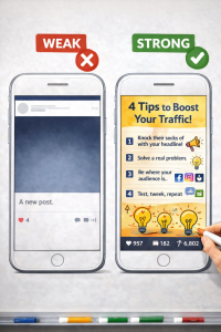 5230126 Strong vs weak examples of content ideas to warm up your audience before selling