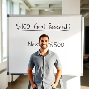 7050126 Beginner hitting first milestone of $100 online and planning next step