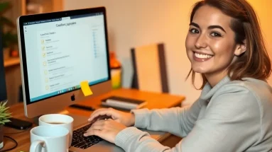 How to build an email list for beginners in a cozy home office