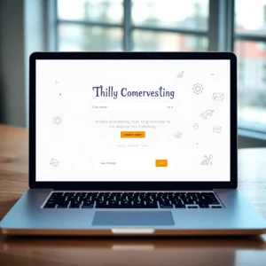 Clean modern design showing landing page optimization in action with strong CTA