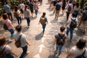 How to stand out in a crowded niche by finding a clear path instead of blending in
