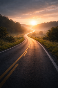 1180226 Slow and steady path representing realistic internet marketing growth.