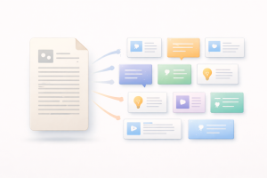 Breaking long content into micro posts using content repurposing for SEO