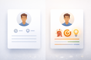 3170226 Image illustrating problem-based ad targeting versus demographic targeting for beginners