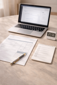 Workspace showing packaged done-for-you services to make money online without a product
