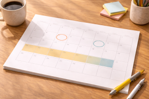 30-day action plan visual for how to make money online without a product