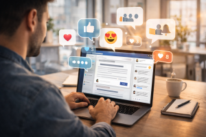 3150326 A creator testing an offer idea through content and watching audience engagement.