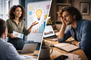 4230326 Two content angles showing bold and emotional approaches to social media hooks