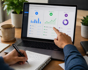 Marketer comparing campaign goals before launching a Facebook ad

