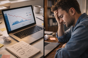 Marketer reflecting on a failed first campaign and low engagement results

