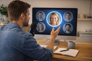 Brand owner creating content for one specific person to build stronger connection
