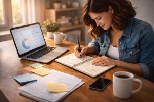 2080426 Content creator documenting lessons learned while building an online presence