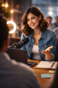 4080426 Creator focusing their message on one ideal audience member