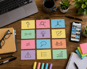 4150426 A visual collection of social media hook templates laid out for content planning