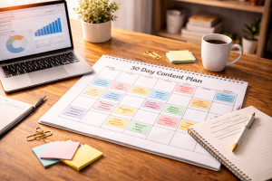 5080426 Simple content plan for building a personal brand over 30 days