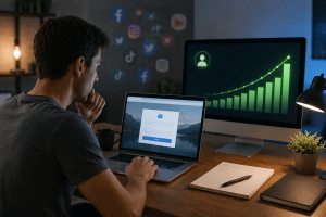 Beginner marketer feeling overwhelmed until one clear and relatable ad message stands out
